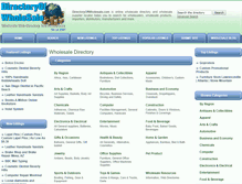 Tablet Screenshot of directoryofwholesale.com